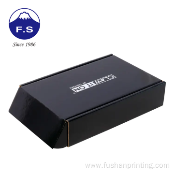 Printing black matte eco friendly mailer shipping box